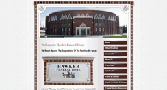 Desktop Screenshot of hawkerfuneralhome.com