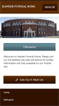 Mobile Screenshot of hawkerfuneralhome.com