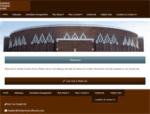 Tablet Screenshot of hawkerfuneralhome.com